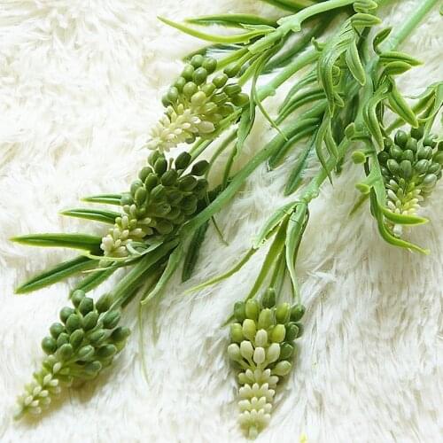 5 heads small bean nut simulation fake flower home photography forest wedding decoration Plastic artificial plants