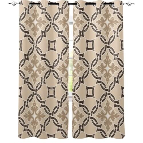 Flowers Leaves Curved Dense Texture Window Treatments Curtains Valance Window Blinds Bedroom Curtains Kids Room Decor