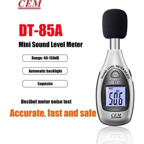 CEM DT-815 Industrial Noise Meter Noise Detection Volume Test 30-130db Domestic Environment Industrial Noise Quantity Detector