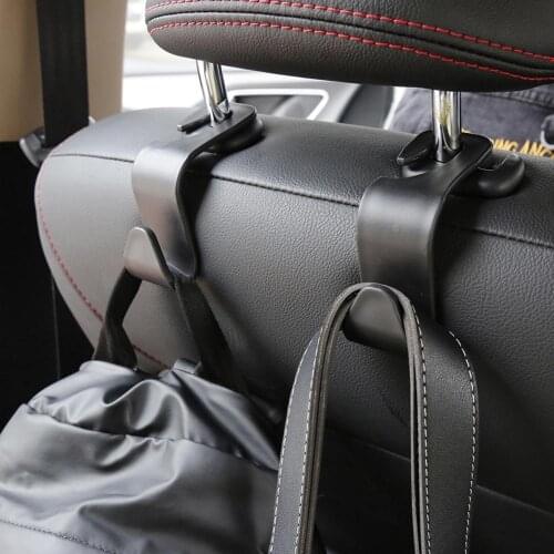 Multifunction Auto fastener Car Seat Back Headrest Mount Plastic Hook Bag Bottle Sundries Hanger Organizer car clip