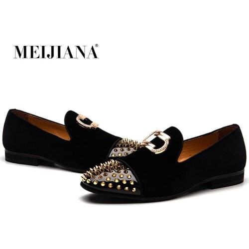 MEIJIANA New Luxury High Quality Mens Shoes Brand Loafers Men Shoes Handmade Fashion Banquet Loafers Men Shoes