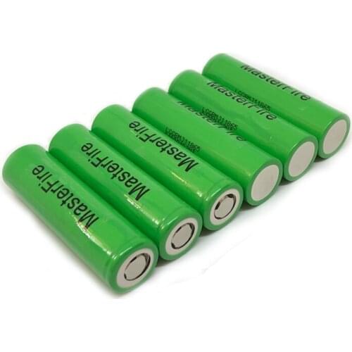 Wholesale 100pcs/lot MasterFire Original MJ1 Chem 18650 INR18650MJ1 10A discharge battery cell 3350mah lithium torch batteries