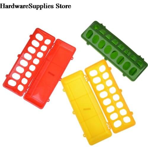 Plastic Pheasant feeding bucket Quality Chick Flip-Top Poultry Ground Feeder Chicken Poultry Feeder Trough Pigeon farming tool