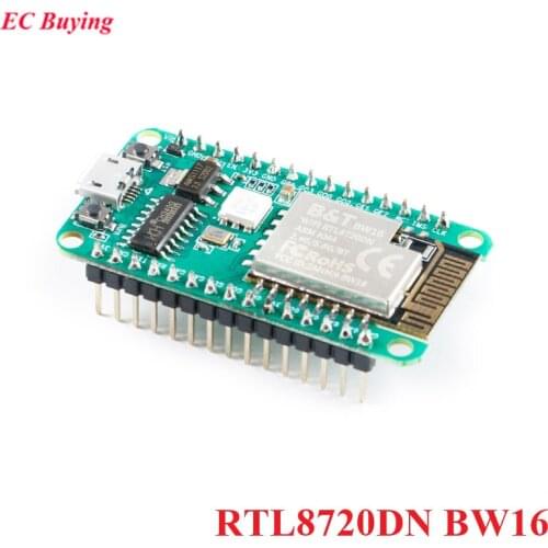 RTL8720DN BW16 BW16-Kit BLE5.0 Module Dual-band WiFi BLE 5.0 Wifi Wireless Module IIC I2C/SPI/UART/PWM Interface