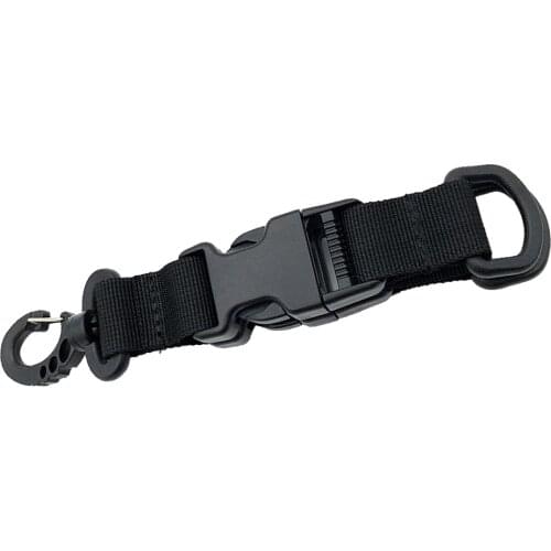 Sports Molle Strap Buckle Nylon Key Hook Webbing Hanging Belt Carabiner Clip