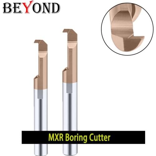 BEYOND MXR Type Inner Hole Boring Cutter Small Diameter Tungsten Steel Boring Tool Carbide Center CNC Tiny Holes Machining