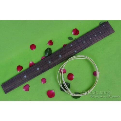 1pcs 24 fret 25.5“ DIY Electric guitar fretboard Rose wood nice inlay#7