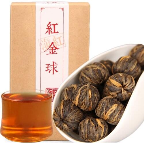 180g/box China Yunnan Dianhong Gongfu -tea Hydrangea Handmade Golden Ball Fengqing Black -tea Green Food for Health Care