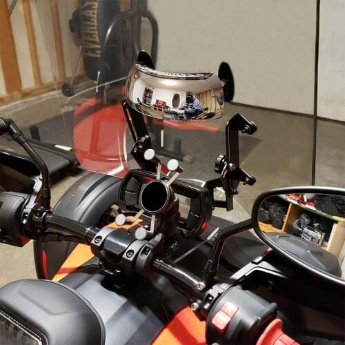 180-degree Universal Wide Angle Rear Mirrors Panoramic Motorcycle Windshiled Windscreen Scooter Accessories