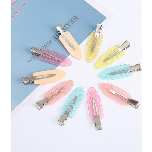 4pcs/set Seamless No Bend Hair Clips Side Bangs Fix Fringe Barrette Makeup Washing Face Accessories Girls Women Styling Hairpins