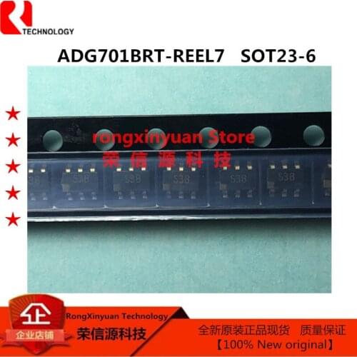 ADG701BRT-REEL7 Marking: S3B SOT23-6 ADG701BRT-REEL ADG701BRT ADG701 CMOS Low Voltage 2 Ω SPST Switches 100% New original