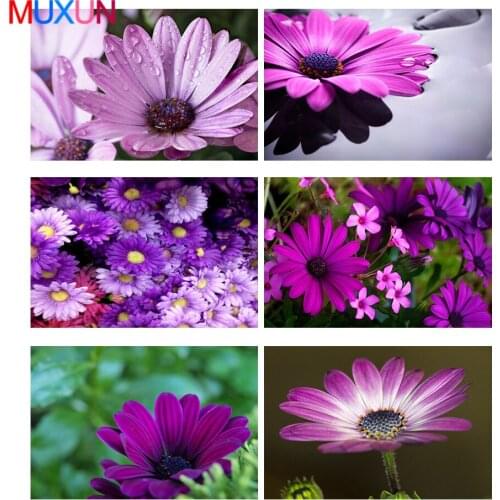 Diamond Painting Daisy Beaded Diamond Mosaic Flower Cross Stitch Kit Full Set Diamond Embroidery Full Square Home Art Gift Rp787