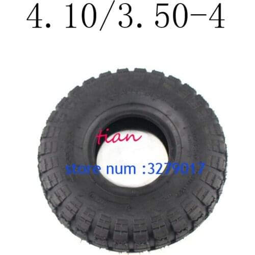 Free Shipping Good Quality 4.10/3.50-4 Tire Scooter Tyre Mini ATV Wheel Tyre 3.50-4 Inner Tube Fit for Wanda Wheel Tires Trolley