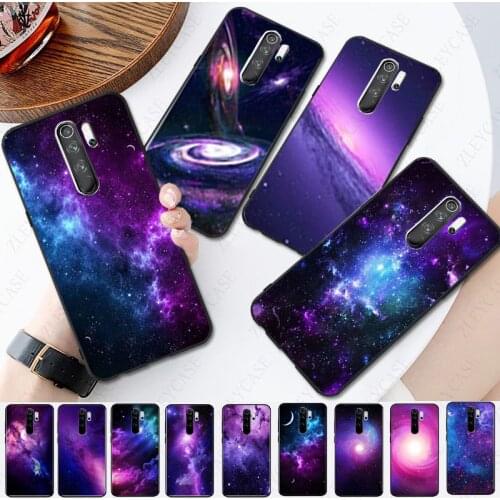 Space for galaxy universe Star Dark purple Phone Case for redmi note8pro note7 note5 note6pro 8T 8A 7A 9A note9pro K20 Coque