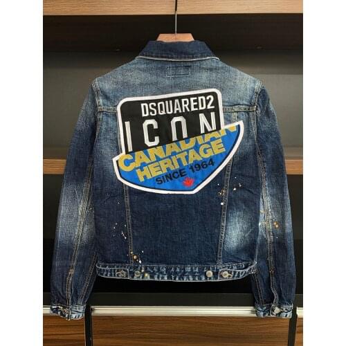 Мужские джинсовые куртки Dsquared2 China At AliExpress