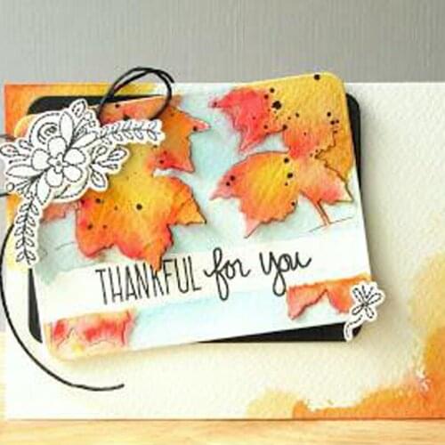 Beautiful Leaves Rectangle Large Frame Metal Cutting Dies For Scrapbooking Craft Die Cut Embossing Stencil Card Making