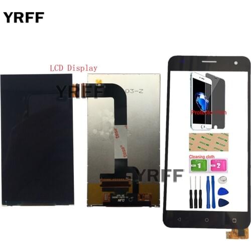 Mobile LCD Display For Fly FS504 Cirrus 2 Full LCD Display Touch Screen Digitizer Glass Panel Assembly Tools Protector Film