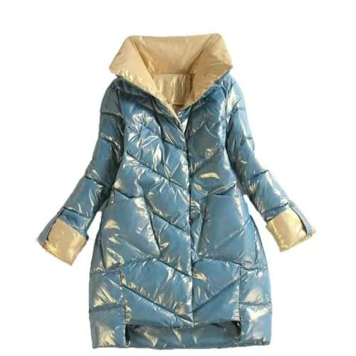 2021 New Winter Jacket High Quality stand-callor Coat Women Fashion Jackets Winter Warm Woman Clothing Casual Parkas