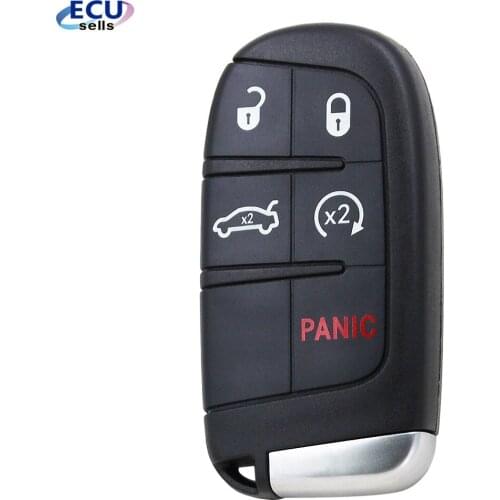 New Keyless Smart Remote Key Case for Chrysler Dodge Journey 2011-2015 5 Buttons +Small