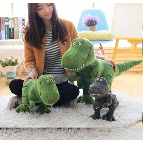 Very Cute 40cm/55cm/70cm dinosaur plush toys lovely Tyrannosaurus pillow Childrens day gift Birthday present