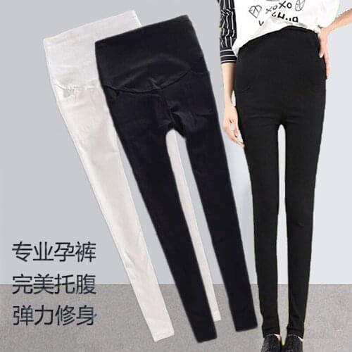Pregnant Women Wear Spring Autumn Leggings Female Trousers Candy Colors Women Maternity Clothes Plus Size Pants