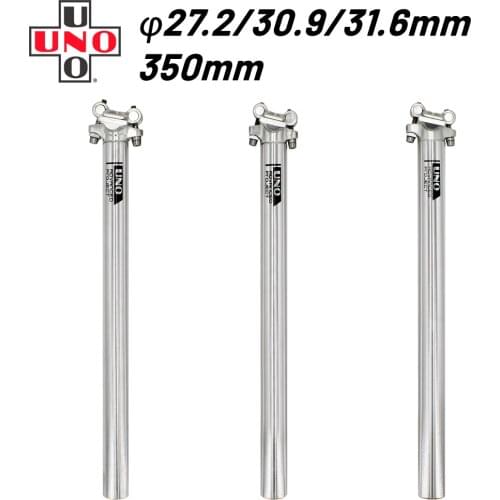 UNO Bike Seatpost mtb Dropper Seat Post 27.2/30.9/31.6 Bicycle Alloy Seatpost 350mm Bicycle Seat Tube Head Tube Bike Accessories