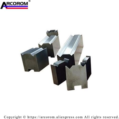 Press brake mold of lower die for bending metal sheet