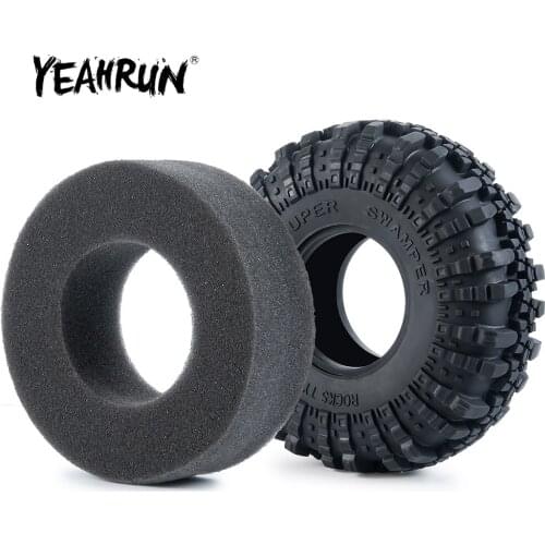 YEAHRUN 2.2 inch 137mm*49mm Rubber Wheel Tires for TRAXXAS TRX4 Axial SCX10 II 90046 1/10 RC Rock Crawler Car Upgrade Parts