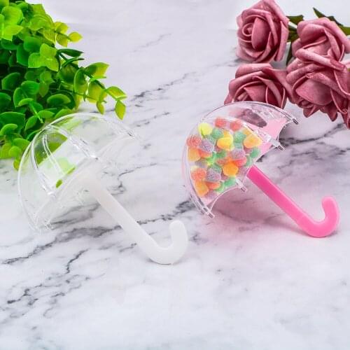 Wedding Favors Candy Box Baby Full Moon Party Candy Box Umbrella Shape Gift Storage Box Gifts Wedding Decoration Mariage