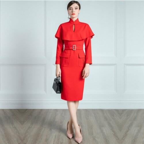 High End Cheongsam Modified Dress WomenS New Autumn And Winter Celebrity Banquet Dress