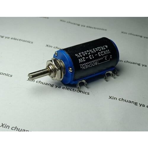 WXD3-13-2W 220R 470R 1K 2.2K 4.7K 5.6K 10K 22K 47K ohm multi-turn wirewound Precision multicoil sliding potentiometer