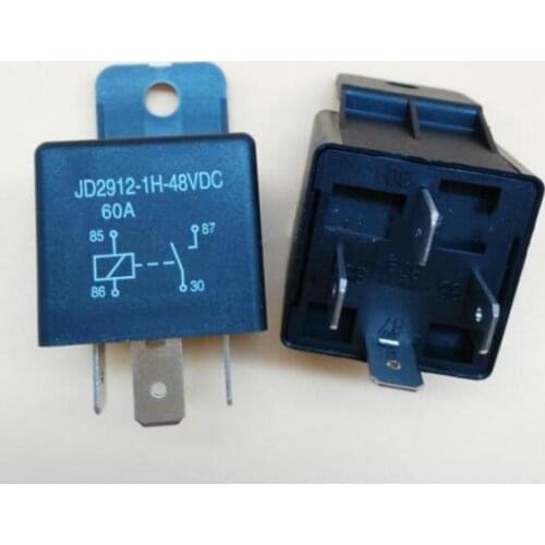 4 pin 60A 48VCD auto relay with mounting hole for car
