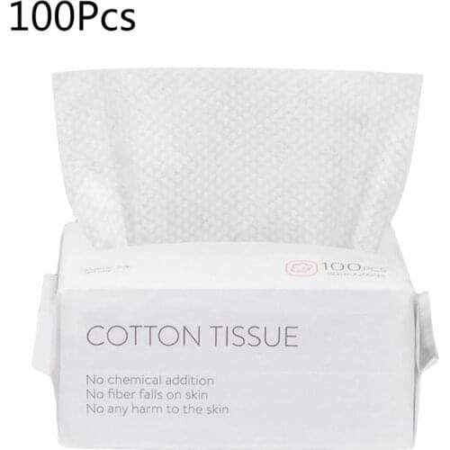 50/100pcs Disposable Face Towel Travel Cotton Makeup Wipes Facial Cleansing