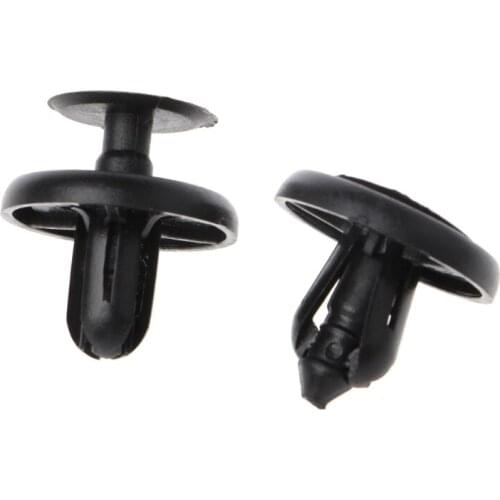 50 Pcs Black Car Door Fender Trunk Fastener Panel Clips Rivet For Toyota Camry Reiz Rav4