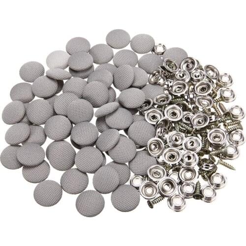 60Pcs New Durable Car Roof Buckles Attachment With Screws Repair Headliner Pin Kit Car Interior Maintenance Fixing Screw Cap