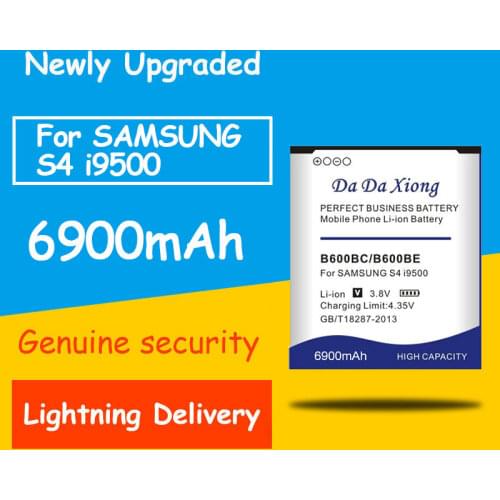 Free shipping 6750mAh B600BC B600BE Battery for Samsung galaxy S4 i9295 i9505 i9502 i9508 i9500 i9150 i9152 i9158 i9506 G7100