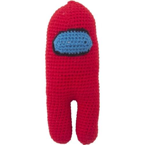 Amigurumi Handmade Red Among Us Organic Woven Toy Baby