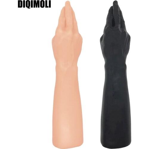 35*7.5CM Oversized Palm Dildo Super Large Arm Dildos Realistic Phallus Palm Sex Toy Soft Dick Big Palm Anal Plug Penis for Women