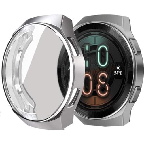 Case for Huawei Watch GT 2e strap soft TPU Bumper Full Coverage protective Frame shellcase Accessories for Watch GT 2E 2 E