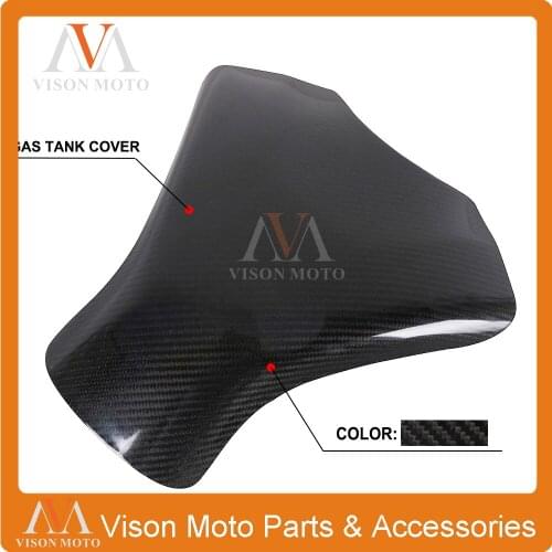 Motorcycle Carbon Fiber Black Gas Tank Cover Guard Protection Shield For SUZUKI GSXR600 GSXR750 GSXR 600 750 2006-2007