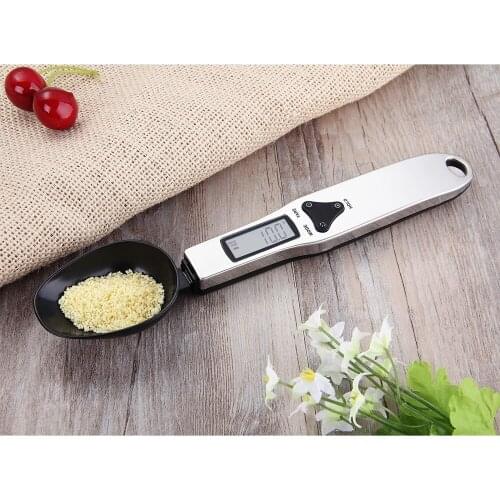 0.1-500g Digital Scale Balance Food Flour Weight Scale Spoon Kitchen Milk Powder Medicinal Materials Electronic Measuring Scale