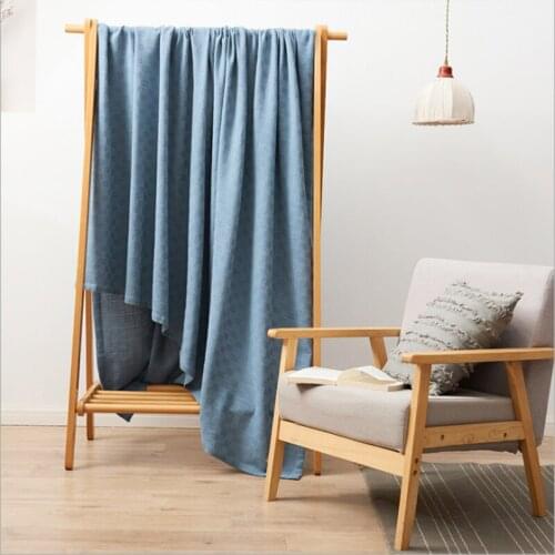 Cotton plaid Towel Blanket Summer Quilt Air conditioning lunch break blanket for Bedspread on the bed