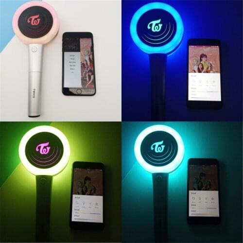 Kpop Twice Candy Light Stick Connect Bluetooth Control Color Feel Special Support for Concert MINA MOMO Sana JH103