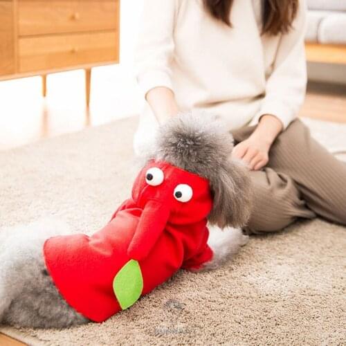 Cute Funny Dog Coat Dog Tweed Transfiguration Dress Pet Dog Winter Coat Fleece Jackets for Puppy Chihuahua Bichon Pet Clothing