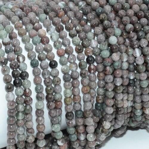 Natural Strong Inclusion Lodolite / Garden Quartz Loose Round Beads 3.2mm