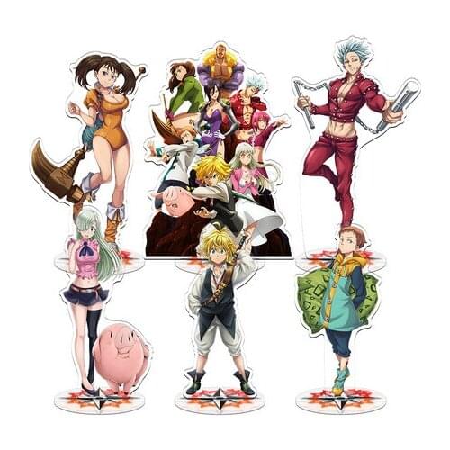 2021 NEW Stand Figure Model Ban Diane Meliodas Desktop Decor Toy Cosplay Anime The Seven Deadly Sins: Dragons Judgement Acrylic