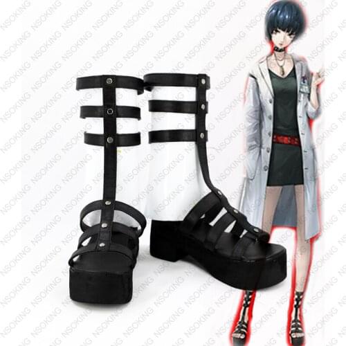 New Persona 5 tae takemi Cosplay Boots Anime Shoes Custom Made