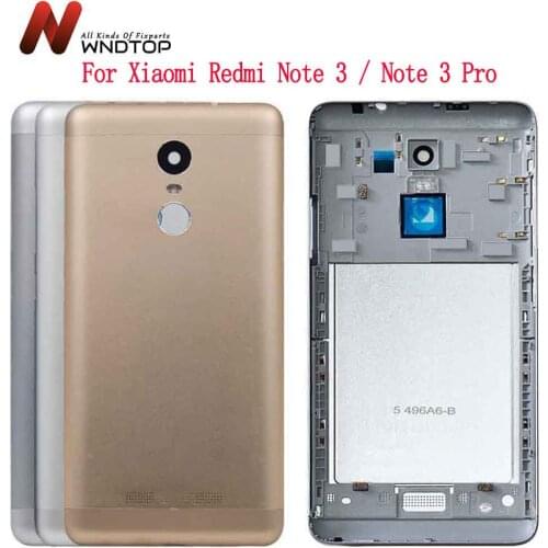 For Xiaomi Redmi Note 3 Pro 152mm Special Edition SE Rear Battery Housing Door Cover Back Case+Side Button+ Camear Lens Cover