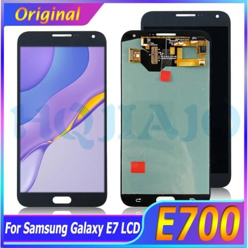 Amoled LCD Screen For Samsung E700 LCD Display Touch Screen Digitizer For Samsung Galaxy E7 E700F E700H E700M 7000 Assembly LCD