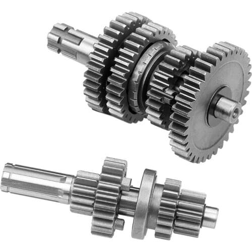 Main Counter Shaft with Reverse (3 Forward Plus 1 Reverse Gear) for 110-125CC ATV Dirt Bike ATV Horizontal Engine Parts